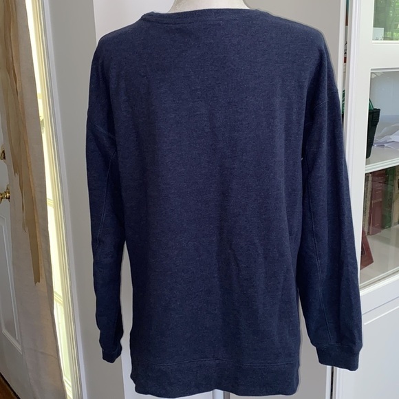 Wildfox SOCIAL Crew Neck Top Fall Lounge Soft Cozy Bohemian Rainbow - Picture 9 of 13